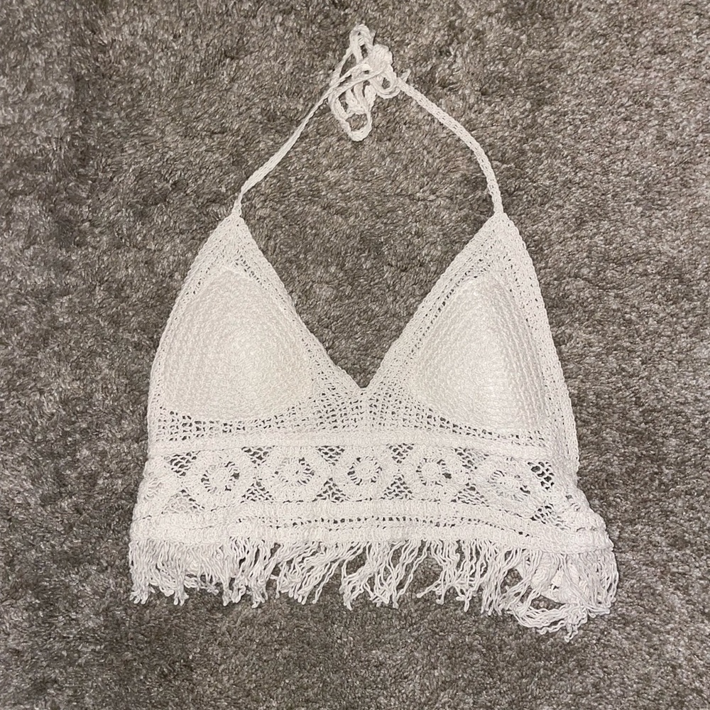 tan hippie beach top